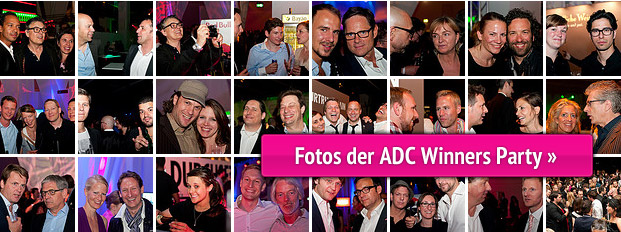 Artikelbild für: Fotos der ADC Winners Party