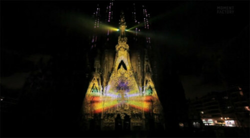 Artikelbild für: Fantastisches Projection Mapping auf Gaudí‘s Sagrada Familia – Ode à la vie