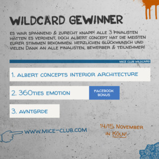 Artikelbild für: Wildcard Gewinner des 1. MICE Club Events in Köln