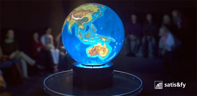 Artikelbild für: Erdkugel-Projektion & Ausstellungstipp: „Planet 3.0 – Klima.Leben.Zukunft“ im Museum Senckenberg