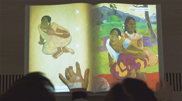 Artikelbild für: Kombination aus Realität und Virtualität: interaktives Buch der Paul Gauguin Ausstellung