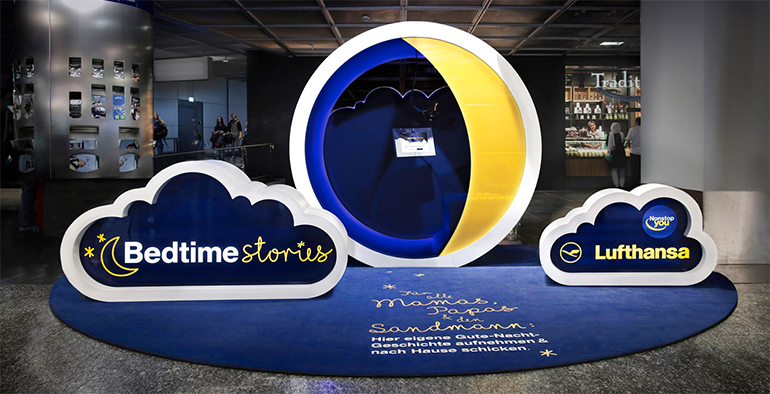 Artikelbild für: Flughafen Promotion für reisende Eltern: Bedtime Stories