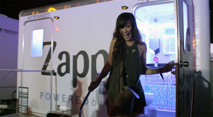 Artikelbild für: Festival Promotion: Zappos Porta Party