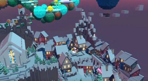 Screenshot aus der virtuellen Erlebniswelt „Christmas Eve Miracle“
