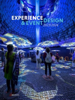 Cover des neues Experience & Eventdesign Jahrbuch 2023 / 2024 - ab sofort bestellen!