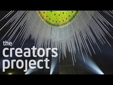 Creating A Cathedral Of Light Inside A Gas Tank | URBANSCREEN&#039;s 320° Light