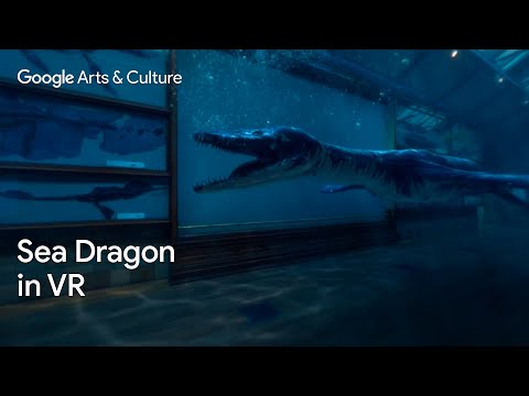 Bringing Rhomaleosaurus SEA DRAGONS back to LIFE with 360 VR | Google Arts &amp; Culture