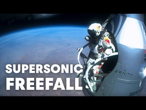 Felix Baumgartner&#039;s supersonic freefall from 128k&#039; - Mission Highlights