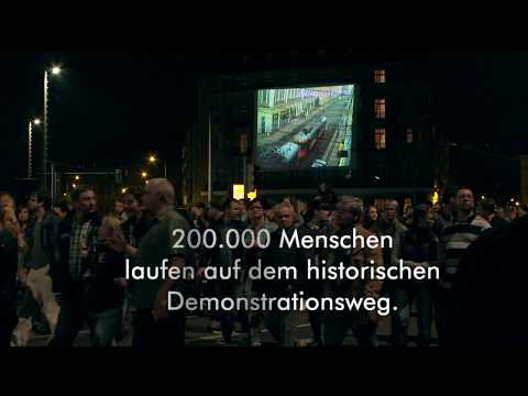 Lichtfest Leipzig 2014 - 25 Jahre Friedliche Revolution