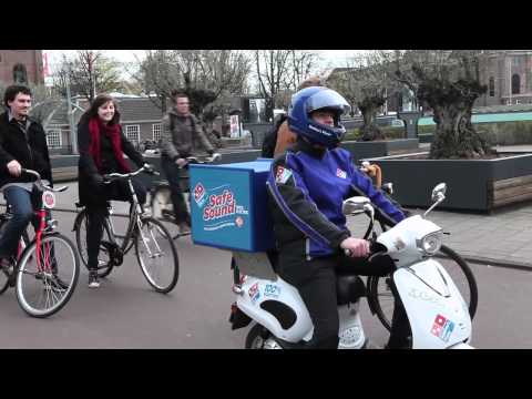 Domino&#039;s Pizza Safe Sound - Menselijk motorgeluid voor elektrische scooter